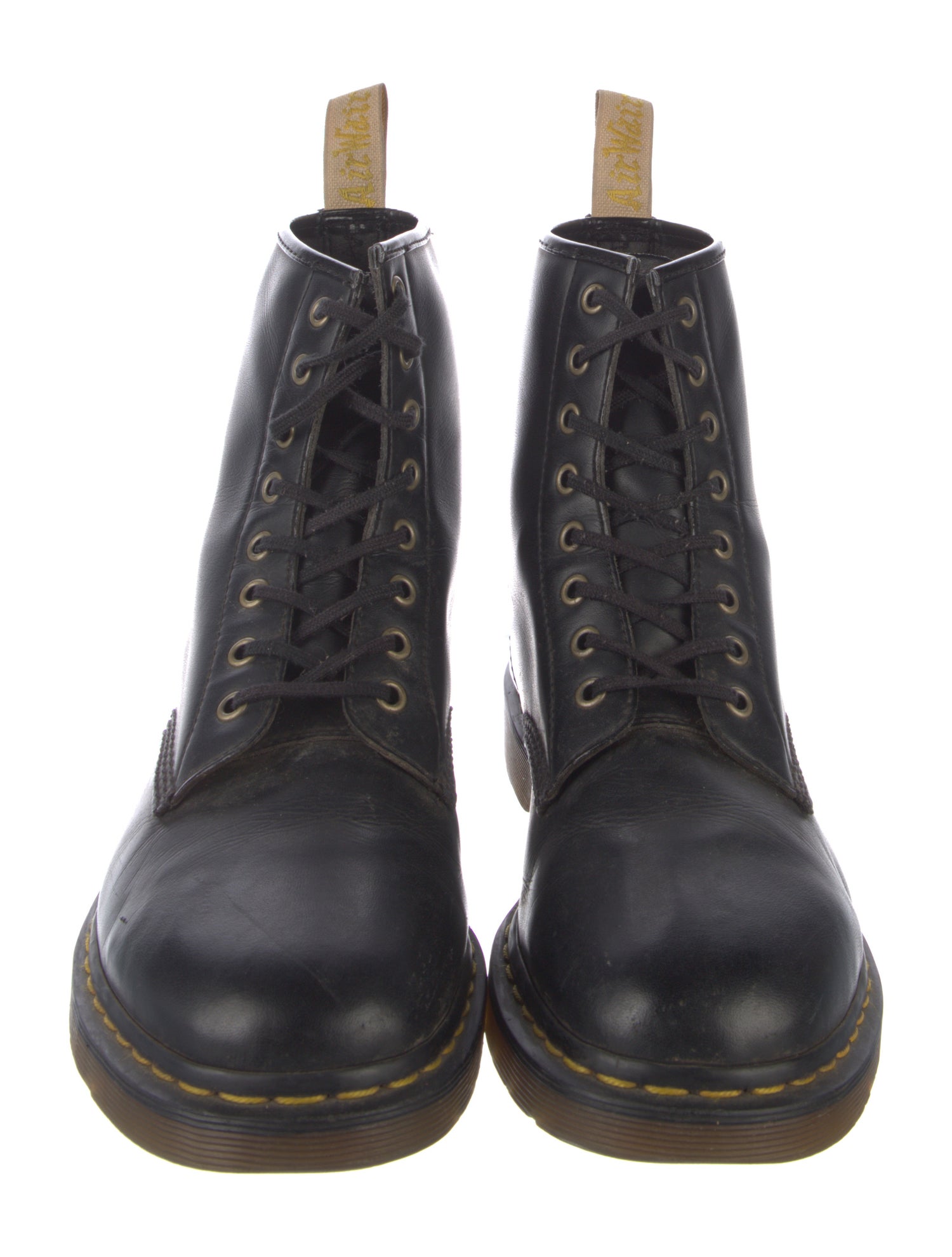 Dr. Martens Leather Combat Boots